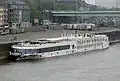 A-Rosa Flora at quay in Cologne-Deutz