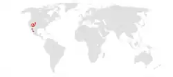 Map of range