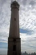 Viewed from inland