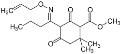 Skeletal formula of alloxydim