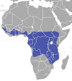Map of range