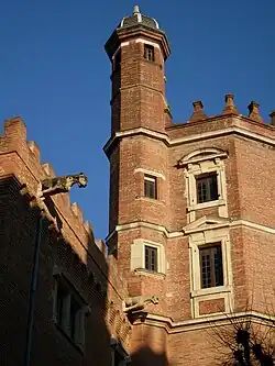 Top of the tower.