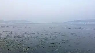View of the lake