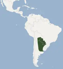 Map of range