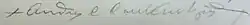Andrea Carlo Ferrari's signature