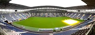 Planet Group arena panorama indoor.