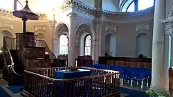 Interior of the chapel