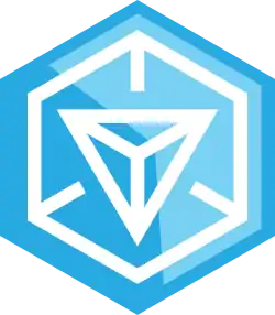 Logo of the video game Ingress