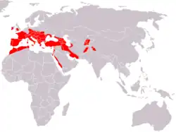 Map of range