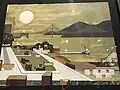 Embarcadero aka The Golden Gate with Moon, 1948, by Marion Osborn Cunningham.