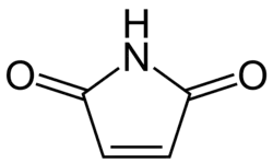 Structural formula of maleimide