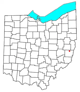 Location of Fairpoint, Ohio