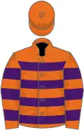 Orange and Purple hoops