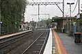 Northbound view from Pascoe Vale platform 1 facing towards platform 2