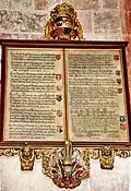 Epitaph in the Sebal Church