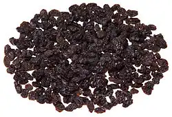 Common commercial raisins