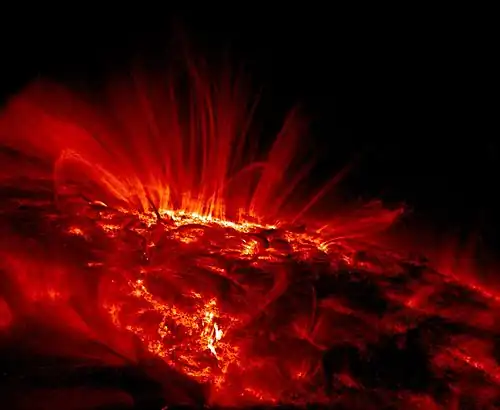 A large sunspot group