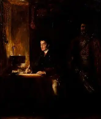 The Duke of Wellington Writing Dispatches by David Wilkie