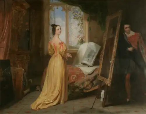 Scene from the Honeymoon by George Clint
