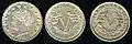 V-Nickel - with/without FIVE CENTS.